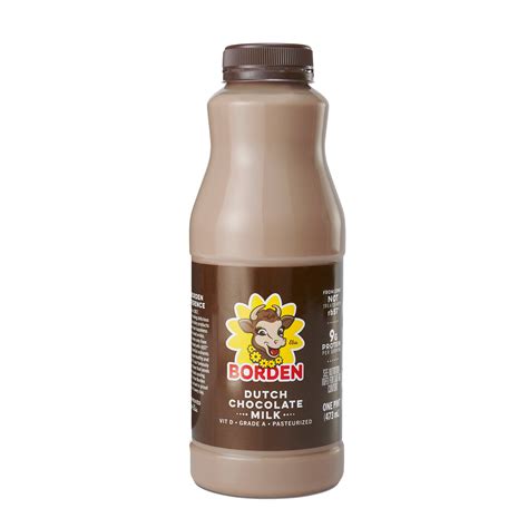 Dutch chocolate milk - Dean’s Dutch Chocolate 1% Low Fat Milk comes only from cows not treated with rBST Our Dutch Chocolate 1% Low Fat Milk gives you the nutrition you need and the rich, creamy, chocolate taste you crave. With 8 grams of high-quality protein, 25% of your daily calcium, made with real sugar, potassium, and vitamins.